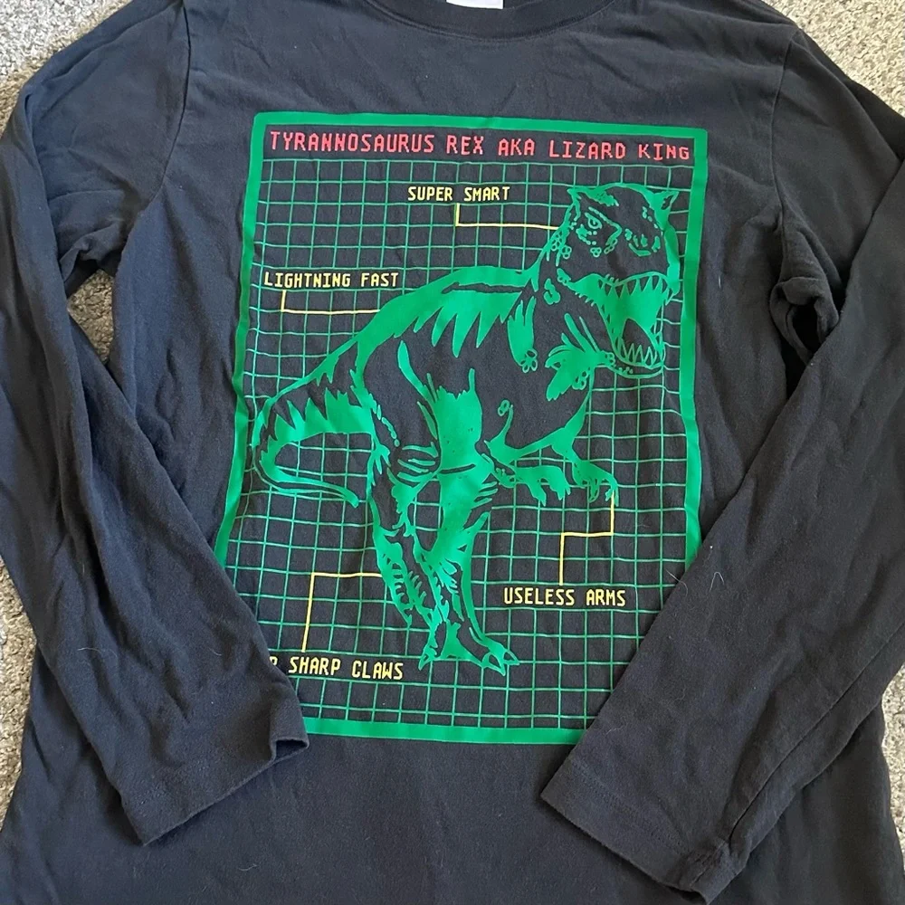 Hanna Andersson Lizard King Long Sleeve Graphic Tee | 150 - Picture 2 of 5